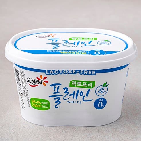 요플레 빙그레 플레인 화이트 락토프리, 430g, 1개입, 1개 제품 이미지