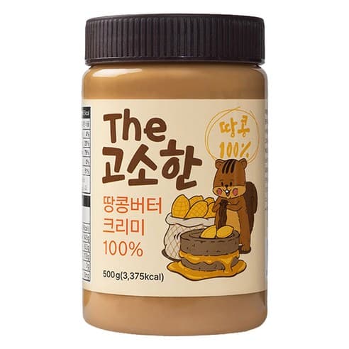 이엔푸드 더 고소한 땅콩버터 크리미 100%, 500g, 1개 제품 이미지