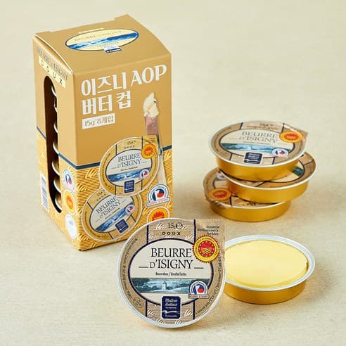 엠엘씨 이즈니 AOP 버터 컵 15g x 8개입, 120g, 1개 제품 이미지