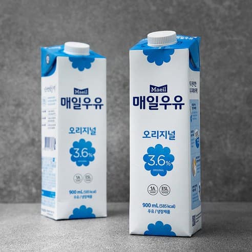매일우유 오리지널, 900ml, 2개 제품 이미지