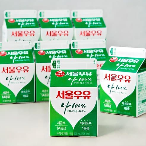 서울우유 나100% 우유, 500ml, 2개 제품 이미지